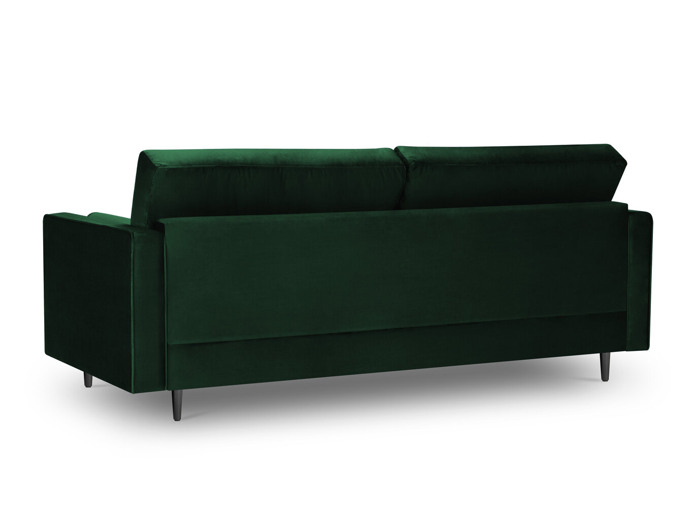 Trīsvietīgs dīvāns Milo Casa Santo, tumši zaļš cena un informācija | Dīvāni | 220.lv