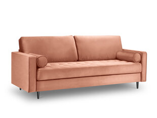 Trīsvietīgs dīvāns Milo Casa Santo, rozā cena un informācija | Dīvāni | 220.lv