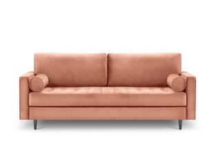 Trīsvietīgs dīvāns Milo Casa Santo, rozā cena un informācija | Dīvāni | 220.lv