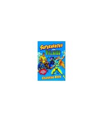 Krāsojamā grāmata Superheroes & Villians cena un informācija | Modelēšanas un zīmēšanas piederumi | 220.lv