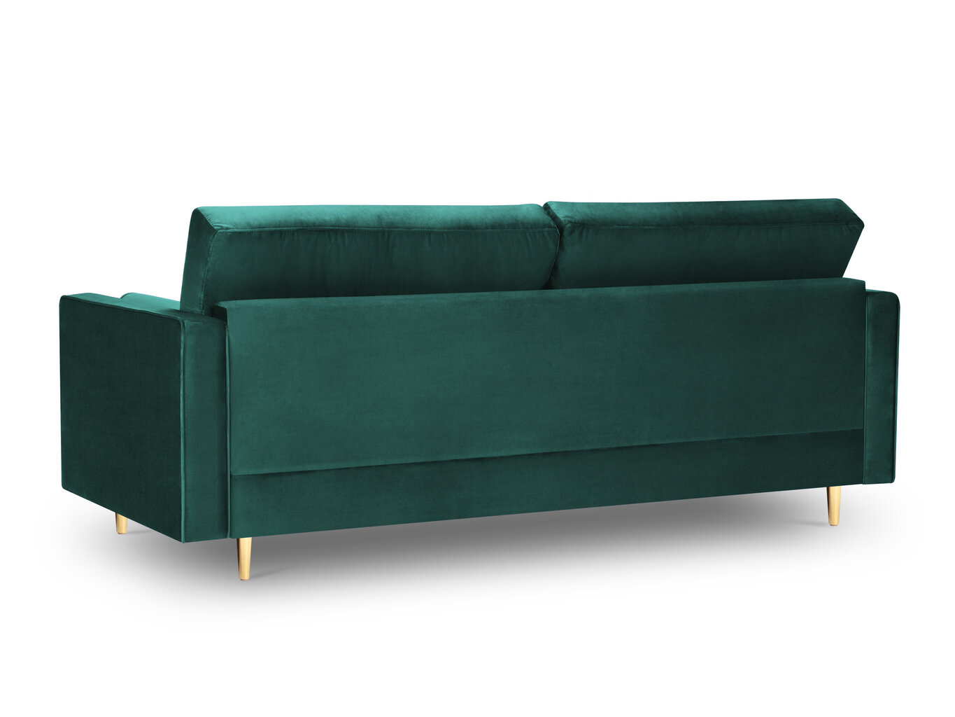 Trīsvietīgs dīvāns Milo Casa Santo, gaiši zaļš/zeltainas krāsas cena un informācija | Dīvāni | 220.lv