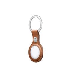 Apple AirTag Leather Key Ring, Saddle Brown cena un informācija | Auto turētāji | 220.lv