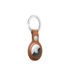 Apple AirTag Leather Key Ring, Saddle Brown cena un informācija | Auto turētāji | 220.lv