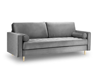 Dīvāns Milo Casa Santo, pelēks/zeltainas krāsas cena un informācija | Dīvāni | 220.lv
