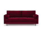 Trīsvietīgs dīvāns Milo Casa Santo, sarkans
