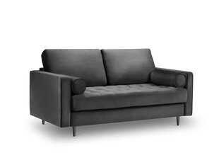 Двухместный диван Milo Casa Santo, темно-серый цена и информация | Диваны | 220.lv