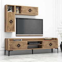 Комплект мебели для гостиной Kalune Design 845(V), темно-коричневый цена и информация | Секции | 220.lv