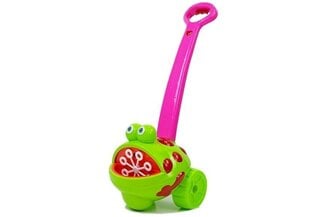 Машина для мыльных пузырей «Лягушка» с розовой ручкой цена и информация | Игрушки для песка, воды, пляжа | 220.lv