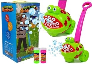 Ziepju burbuļu mašīna "Varde" Happy Frog Bubble Cart cena un informācija | Ūdens, smilšu un pludmales rotaļlietas | 220.lv