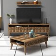 Комплект мебели для гостиной Kalune Design 845(IX), темно-коричневый