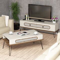 Комплект мебели для гостиной Kalune Design 845(V), белый цена и информация | Секции | 220.lv