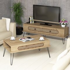 Комплект мебели для гостиной Kalune Design 845(VI), коричневый цена и информация | Секции | 220.lv