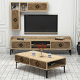Комплект мебели для гостиной Kalune Design 845(I), коричневый