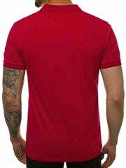 Vīriešu polo T-krekls "Zeber", sarkans cena un informācija | Vīriešu T-krekli | 220.lv