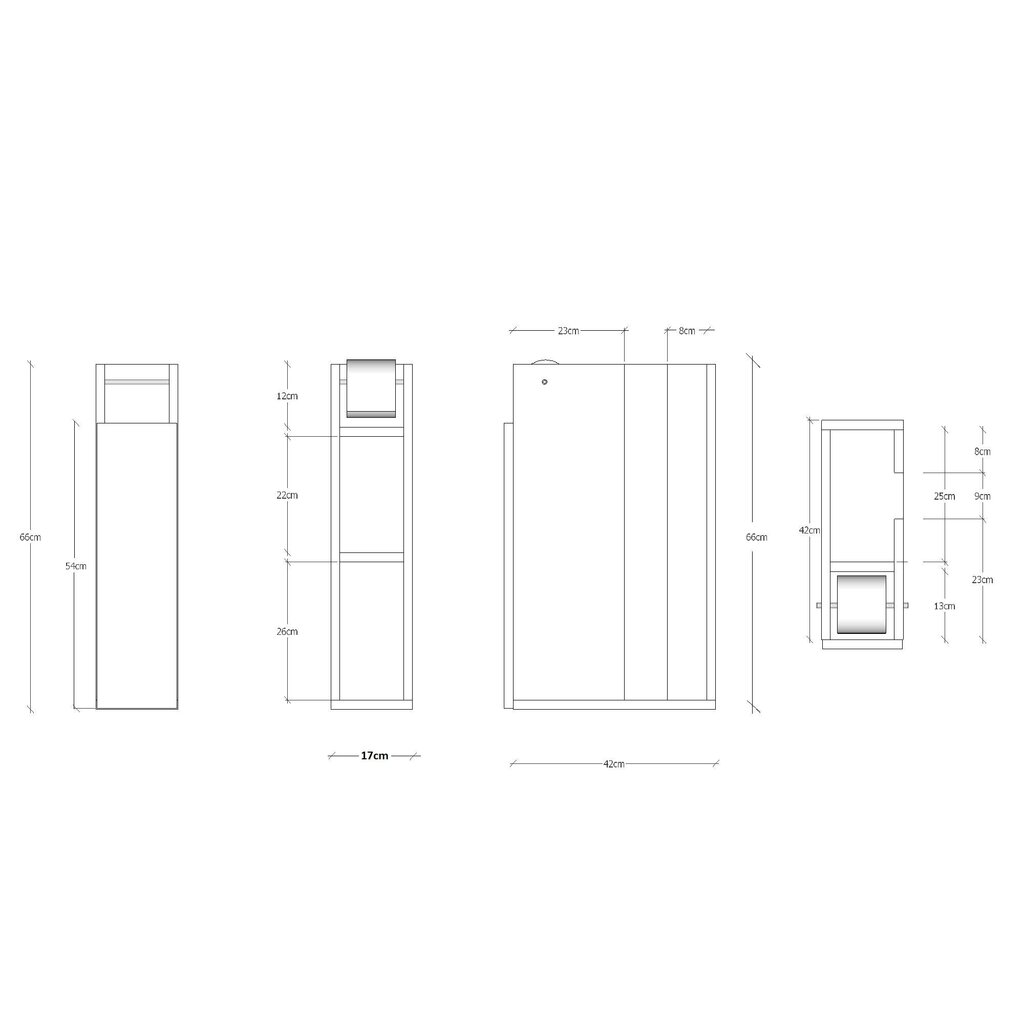 Vannas istabas skapītis Kalune Design 793, balts цена и информация | Vannas istabas skapīši | 220.lv