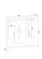 Vannas istabas skapītis Kalune Design 756(III), balts цена и информация | Vannas istabas skapīši | 220.lv