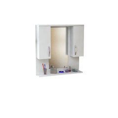 Vannas istabas skapītis Kalune Design 756(III), balts cena un informācija | Vannas istabas skapīši | 220.lv