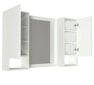 Vannas istabas skapītis Kalune Design 756(VI), balts cena un informācija | Vannas istabas skapīši | 220.lv