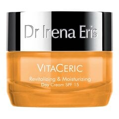 Оживляющий и увлажняющий дневной крем Dr Irena Eris Vitaceric  SPF15, 50 мл цена и информация | Наносите на чистую кожу лица. Подержите около 10-15 минут и смойте водой. | 220.lv