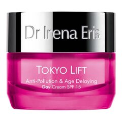 Aizsargājošs pretgrumbu dienas krēms Dr Irena Eris Tokyo Lift, SPF15, 50 ml cena un informācija | Sejas krēmi | 220.lv