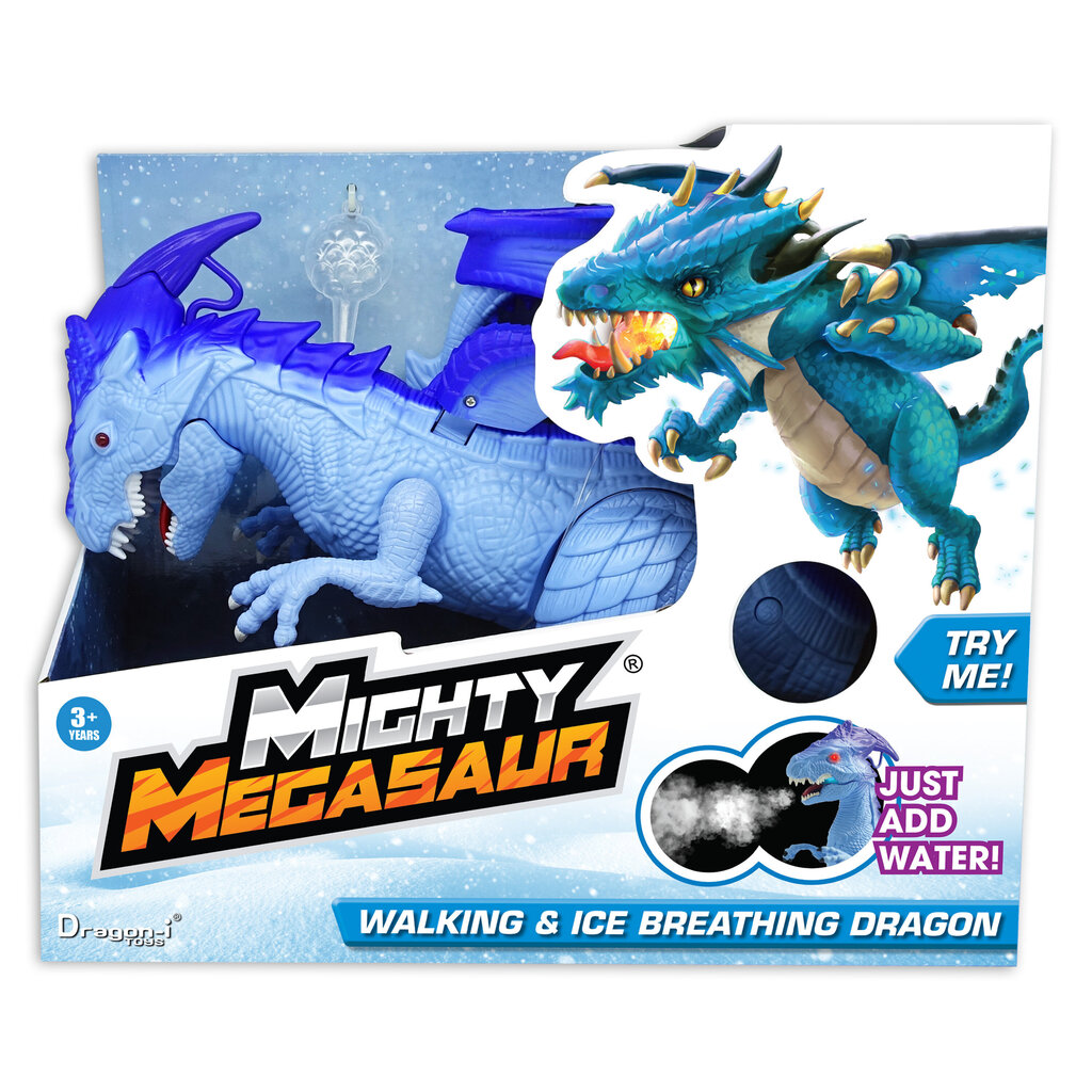 Ar aukstumu piepildīts dinozaurs Dragon Megasaur Mighty, 80074 cena un informācija | Rotaļlietas zēniem | 220.lv