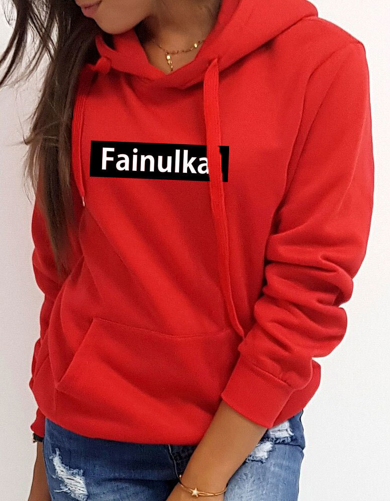 Sieviešu džemperis "Fainulka", sarkans cena un informācija | Jakas sievietēm | 220.lv