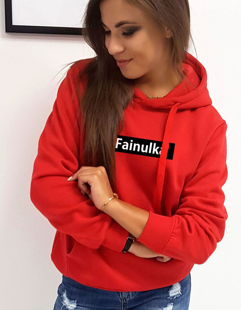 Sieviešu džemperis "Fainulka", sarkans цена и информация | Jakas sievietēm | 220.lv