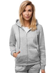 Sieviešu džemperis ar kapuci "Look", pelēks cena un informācija | Jakas sievietēm | 220.lv