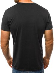 Melns vīriešu T-krekls "Lika" cena un informācija | Vīriešu T-krekli | 220.lv