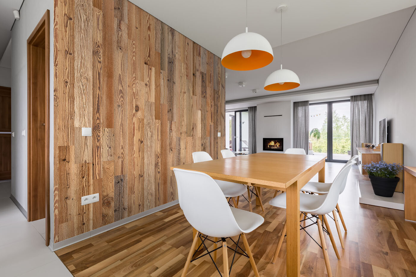 Sienu apdares paneļi - Wooden Wall Design - Amber cena un informācija | Griestu, sienu dekoru elementi | 220.lv