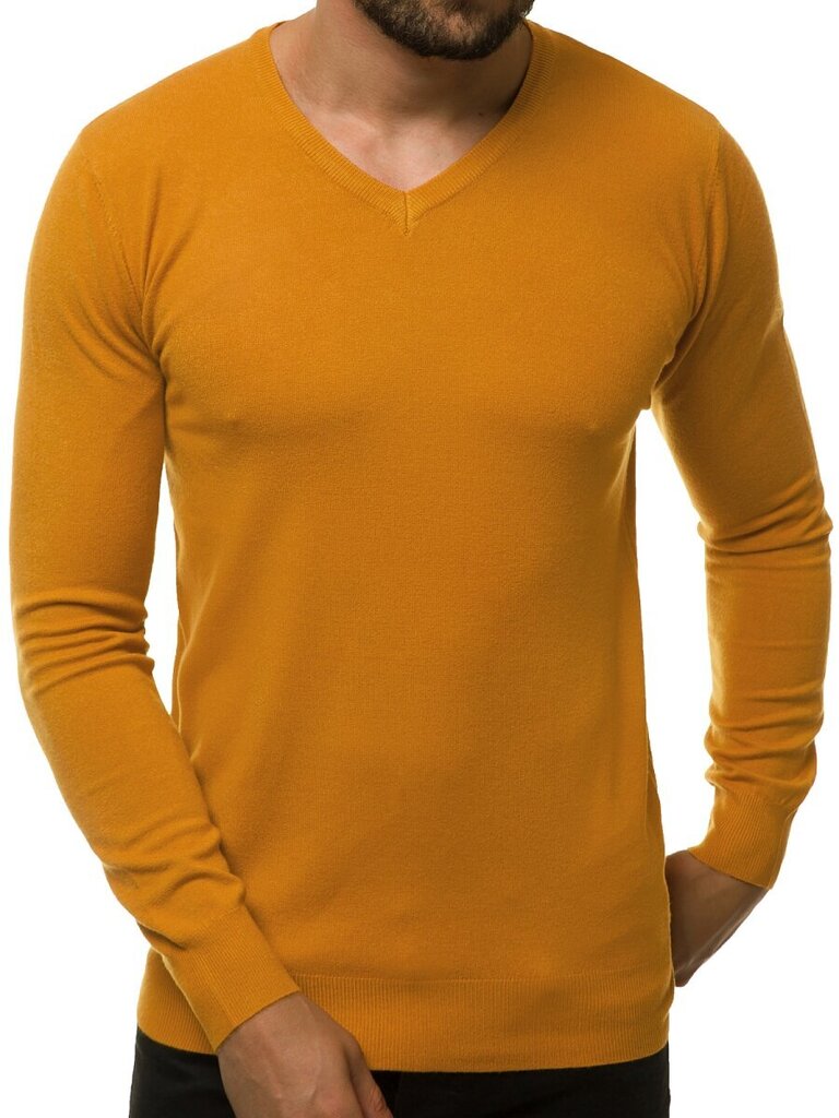 Karameļkrāsas vīriešu džemperis "Robi" цена и информация | Vīriešu džemperi | 220.lv