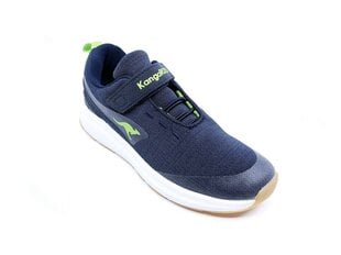 Kanagroos apavi bērniem KB-Hook EV, tumši zili_laima zaļi cena un informācija | Sporta apavi bērniem | 220.lv