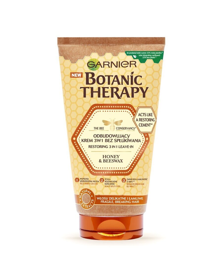 Matu krēms Botanic Therapy Honey Treasures 150 ml cena un informācija | Matu uzlabošanai | 220.lv