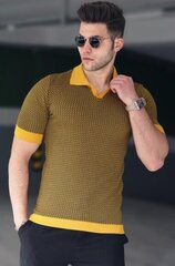 Футболка мужская Hippie, желтая цена и информация | Мужские футболки | 220.lv