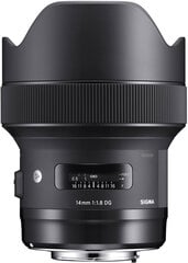 Sigma 14mm f/1.8 DG HSM Art lens for Canonile cena un informācija | Objektīvi | 220.lv