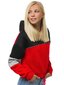 Sarkans sieviešu džemperis "Ela" цена и информация | Jakas sievietēm | 220.lv