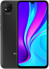 Xiaomi Redmi 9C NFC 3/64GB Dual SIM Midnight Gray MZB0AK5EU цена и информация | Мобильные телефоны | 220.lv