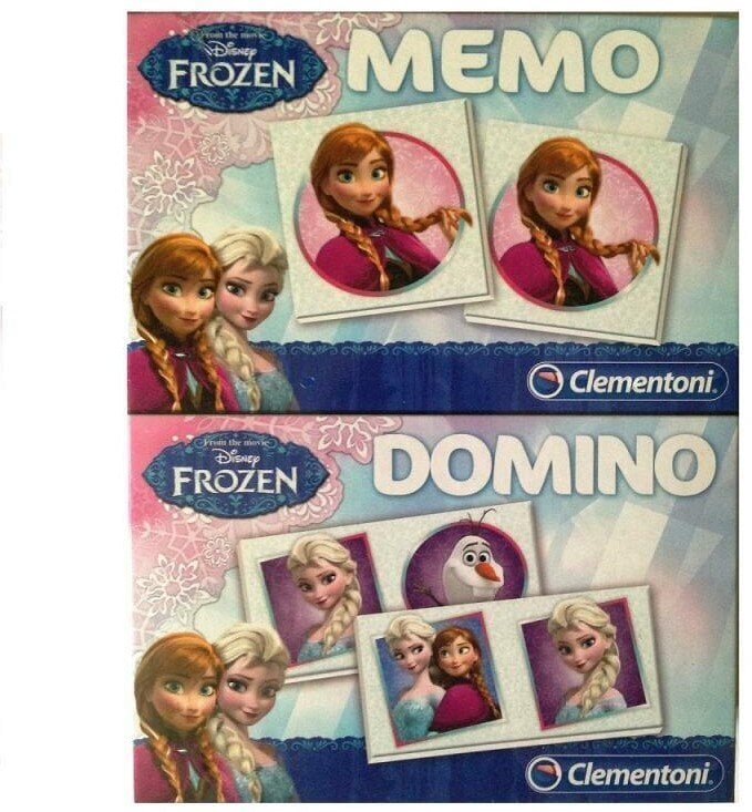 Atmiņas un domino spēles Disney Frozen cena un informācija | Galda spēles | 220.lv