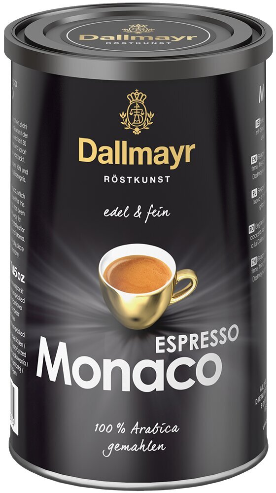 Dallmayr Espresso Monaco maltā kafija metāla kastē, 200 g цена и информация | Kafija, kakao | 220.lv