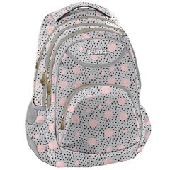 Mugursoma BeUniq Pink Dots, PPDO21-2708 цена и информация | Школьные рюкзаки, спортивные сумки | 220.lv