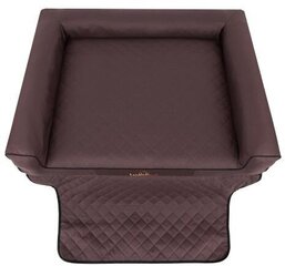 Hobbydog ceļojumu guļvieta Viki Trunk Dark Brown, R1, 90x70 cm cena un informācija | Ceļojumu piederumi | 220.lv