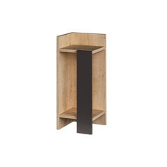 Ночной столик Kalune Design D855(I), 60 см, коричневый/серый цена и информация | Прикроватные тумбочки | 220.lv