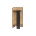 Ночной столик Kalune Design D855(I), 60 см, коричневый/серый