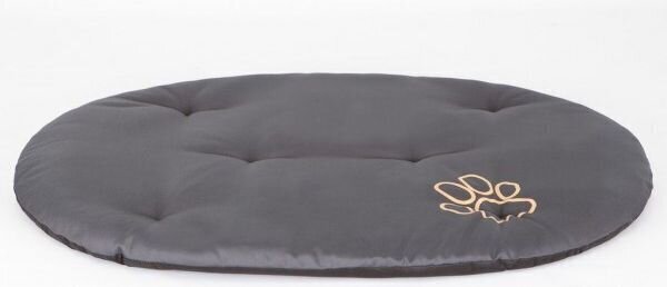Hobbydog ovāls spilvens Graphite, R7, 79x59 cm цена и информация | Suņu gultas, spilveni, būdas | 220.lv