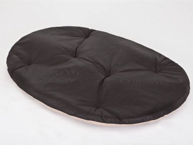 Hobbydog ovāls spilvens Black, R1, 41x35 cm cena un informācija | Suņu gultas, spilveni, būdas | 220.lv