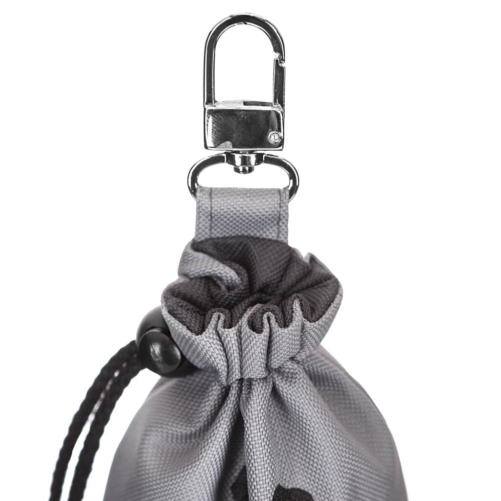 Hobbydog maisiņš gardumiem Grey Paw, 18x5x12 cm cena un informācija | Piederumi suņu trenēšanai | 220.lv