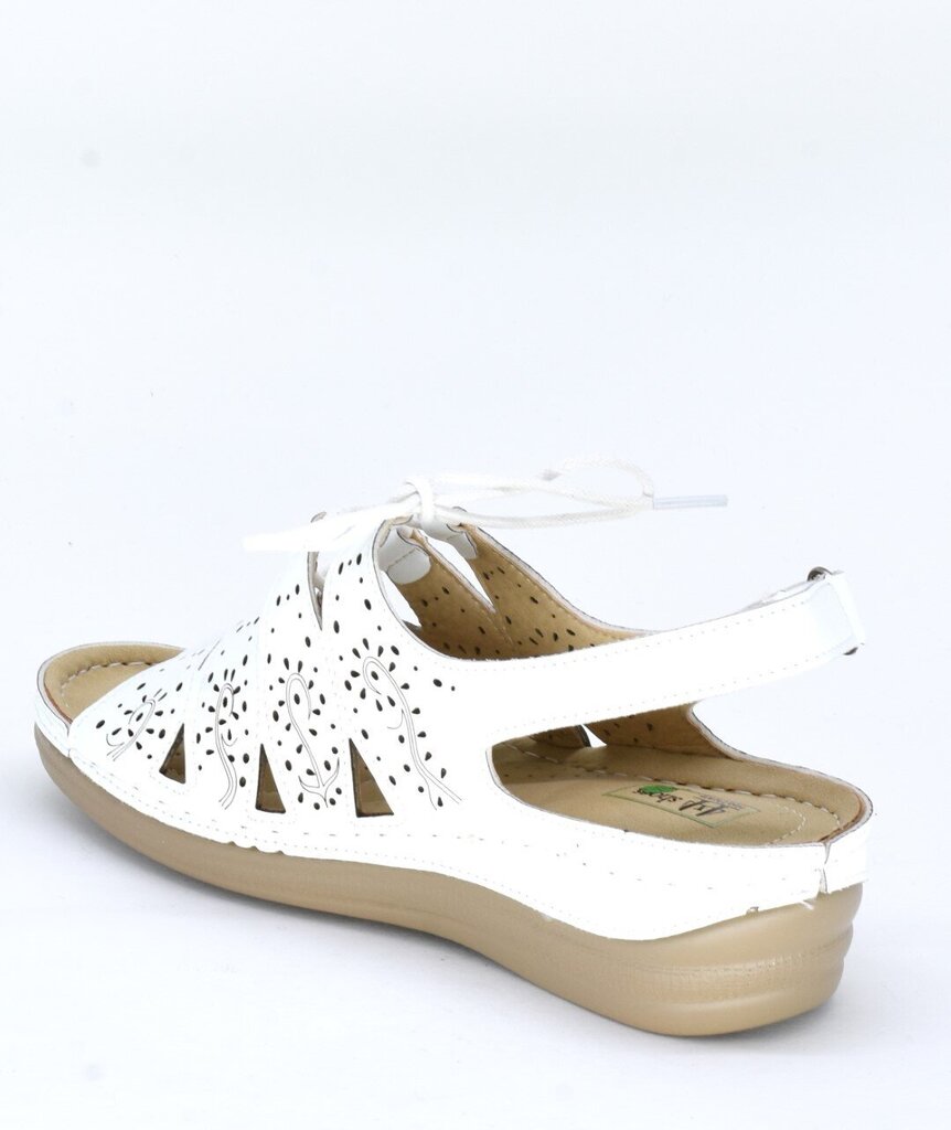 Sandales sievietēm 4X4 shoes, baltas cena un informācija | Sieviešu sandales | 220.lv