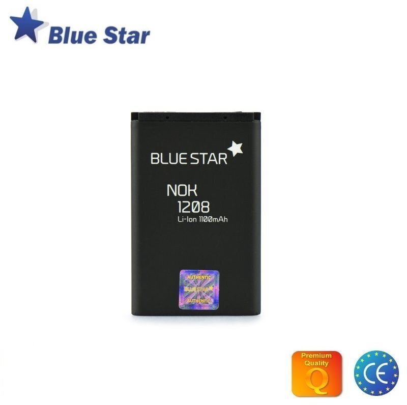 BlueStar Akumulators Nokia 1100 1200 Li-Ion 1100 mAh Analogs BL-5CA cena un informācija | Akumulatori mobilajiem telefoniem | 220.lv