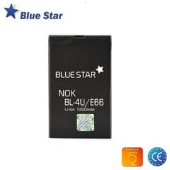 Аккумулятор BlueStar Nokia E66 E75 C5-03 3120 1200 мАч Li-Ion Аналог BL-4U цена и информация | Защитные пленки для телефонов | 220.lv