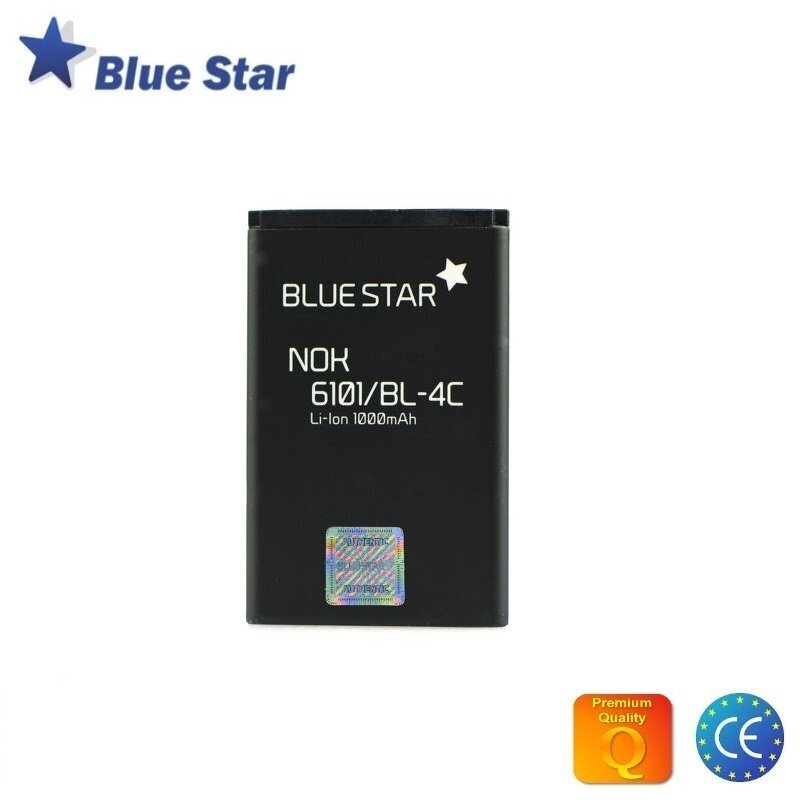 BlueStar Akumulators Nokia X2 6300 Li-Ion 1000 mAh Analogs BL-4C цена и информация | Akumulatori mobilajiem telefoniem | 220.lv